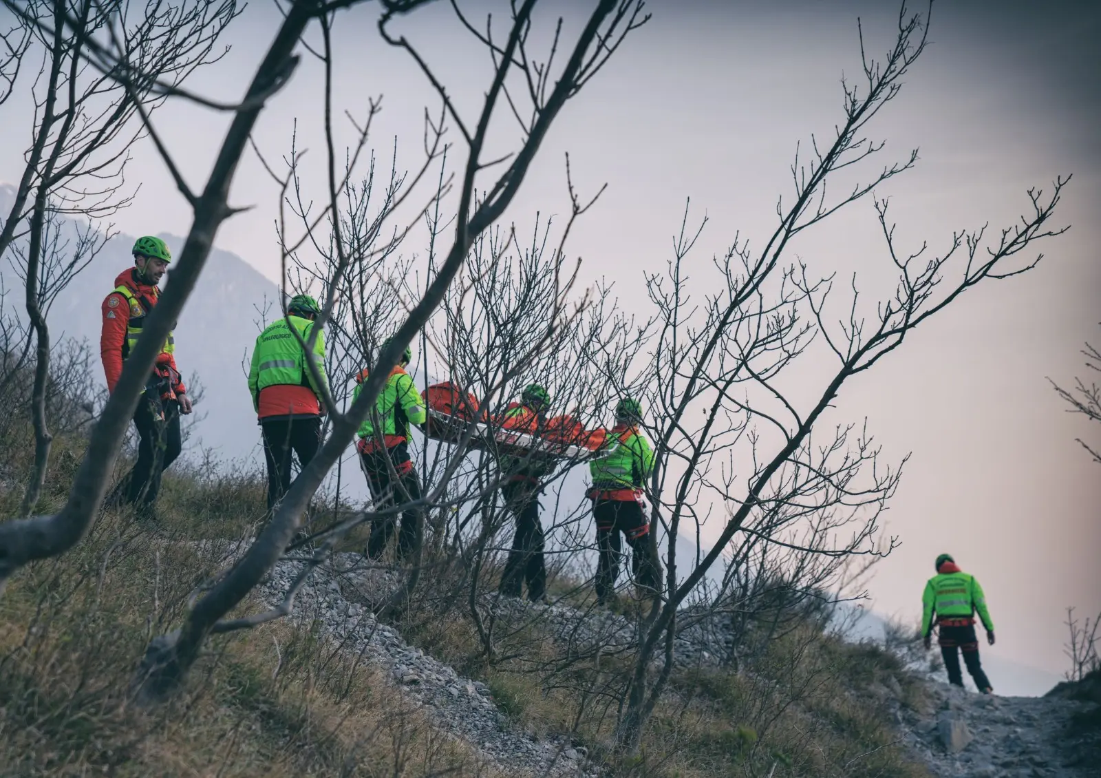 Salvataggio in montagna da parte del Soccorso Alpino Trentino